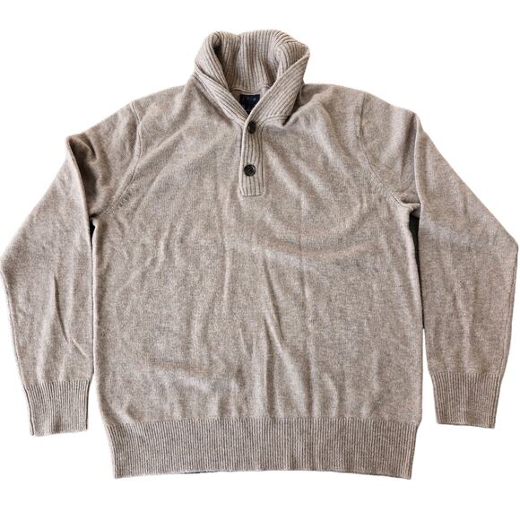 J. Crew Factory Shawl Collar Sweater Size L NWT - Picture 1 of 9